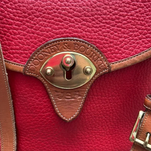 DOONEY AND BOURKE LARGE CAVALRY SPECTATOR VINTAGE BAG - Picture 4 of 12